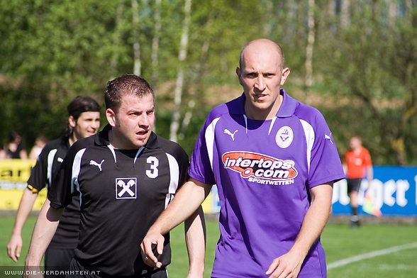 USV-Kapitän Robert Zehentner und Mario Schleindl
