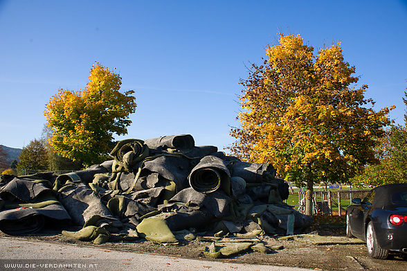 Kunstrasenreste