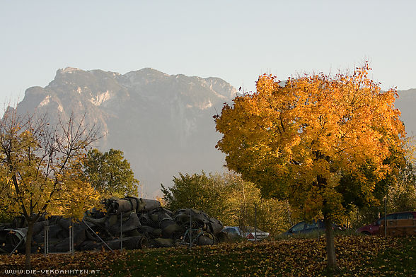 Ein schöner Herbsttag geht zu Ende. Und der Herbstmeister heißt heuer Kuchl.