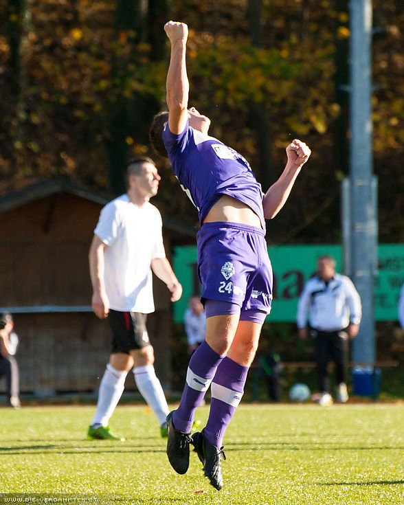 Nach der zwischenzeitlichen F�hrung f�r Neumarkt trifft Marko Vujic in der 34. Minute zum 1:1 Ausgleich