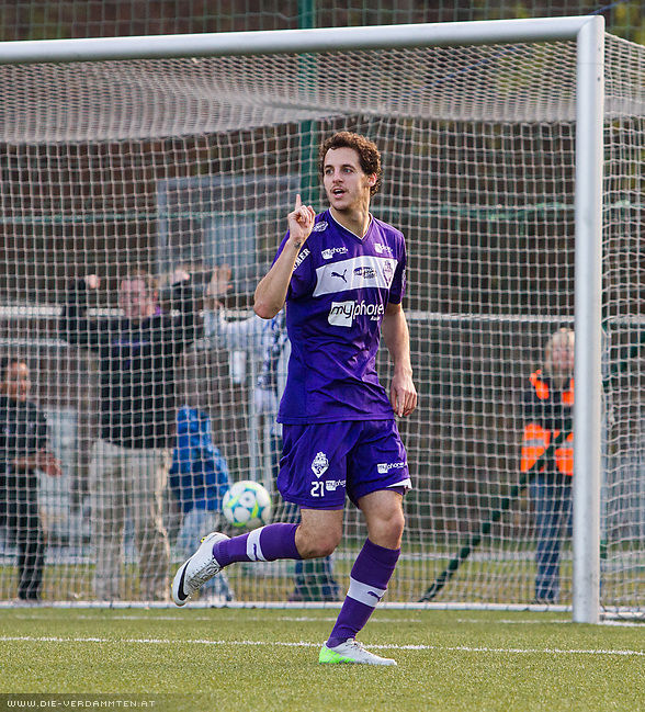 Nico Mayer trifft zur erneuten F�hrung f�r die Austria